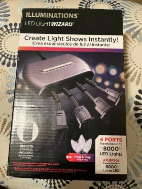 4972W ILLUMINATIONS Led Light Wizard Remote Control Plug Play