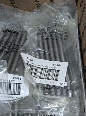 93364 IRWIN Power Screwdriver Bit Torx #2