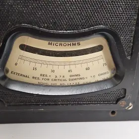 151-S J.W. DICE COMPANY Microhm Meter Antique Electrical #3