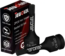 JEUS-632 JEUCLEL Hex Impact Bit Socket Drive Allen