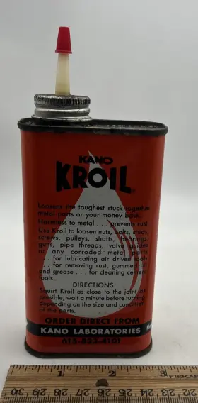 6158334101 KANO Kroil Penetrating Oil Creeps Loosens Frozen