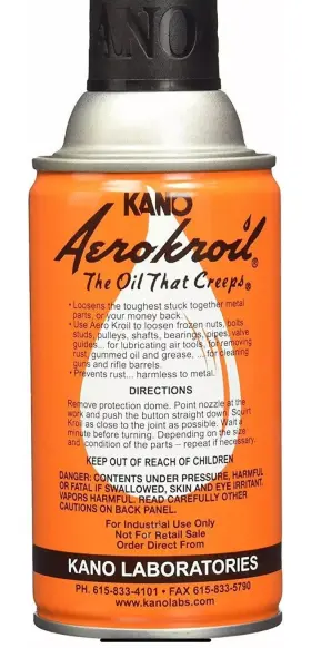 Aerokroil KANO Aero Kroil Penetrating Oil Creeps Loosens