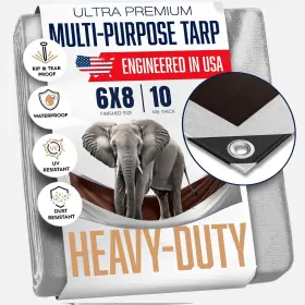 602573668399 KING-A-MA-JIGS Tarp Mil Waterproof High