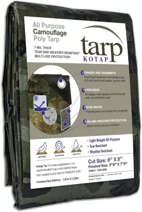 TCM-0608 KOTAP Poly Tarp Camouflage