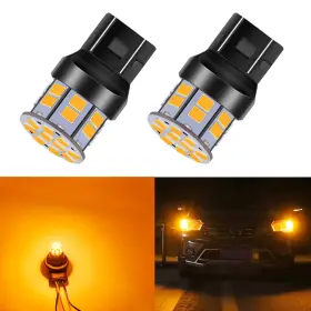 PRYO-7443-24SMD-Y LEDYOTRY Led Bulbs Amber Turn Signal Light