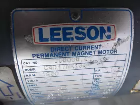 108008.00 LEESON Permanent Magnet Motor #3