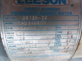 108135-00 LEESON Permanent Magnet Motor #3