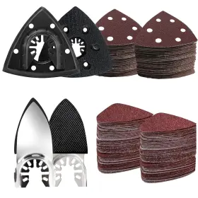 608571237384 LEILUO Oscillating Tool Sanding Pad Kit