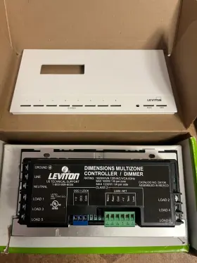 D4106-1LW LEVITON Channel Lighting Controller Dimmers Luma #2