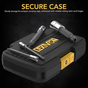 LX-145L LEXIVON Xzn Triple Square Spline Bit Socket Set #3