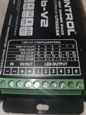 6X6-V2 LITEGEAR Led Dmx Dimmer Pack Control #2
