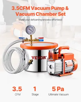 197988483199 LIVFITUP Gallon Vacuum Chamber Single Pump Kit