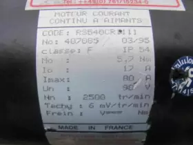 R8540CR1111 MATTKE Motor #3