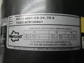301-G-4821-CS-24-.75-4 MERCOID Top Mount Float Level Control #3