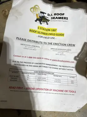 20622 MILWAUKEE Roof Station Seamer #2