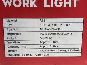 TVC-61251 MR MOTO Utility Led Light Power Bank Stand #2