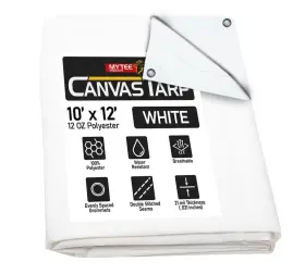 CT10-12-W MYTEE PRODUCTS Canvas Tarp