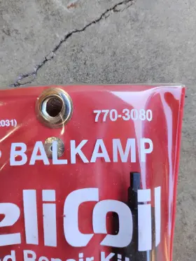 770-3080 NAPA Balkamp Helicoil Thread Repair Nos Kit #3