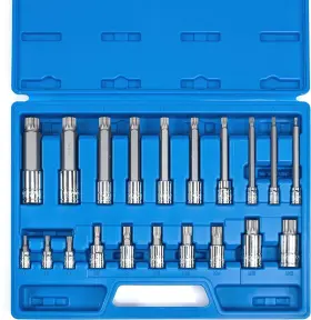 10057A NEIKO Xzn Triple Square Bit Set Spline Socket