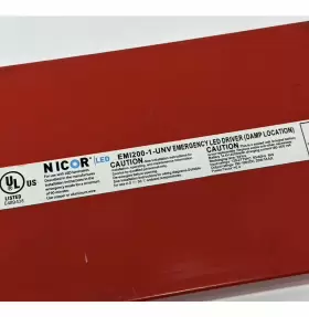 EMI200-1-UNV NICOR LIGHTING Emergency Led Driver Damp #2