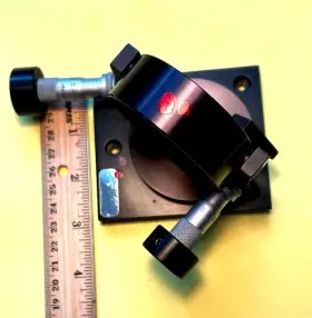 BR24-2 ORIEL Precision Gimbal Mirror Mount Micrometer Optic #2