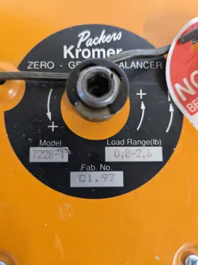 7228-1 PACKERS KROMER Gravity Tool Balancer #3