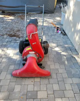VAC-35 PARKER Spin Pak Litter Vacuum Sweeper Billy Goat