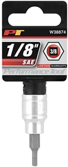 W38874 PERFORMANCE TOOL Drive Hex Bit Socket Pack