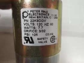 22K9DGV PETER PAUL Safety Valve #3