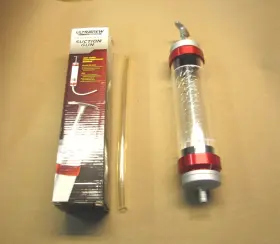 Plews 028893307402 Lubrimatic 30-740 Ultraview Suction Gun Red One Pint Capacity With 12 Inch Hose