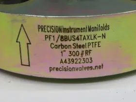 PF1-8BUS4TAXLK-N PRECISION INSTRUMENT Manifold Valve #3