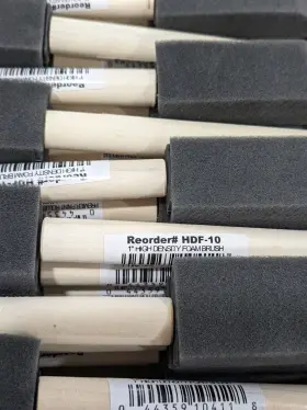 HDF-10 PREMIER Paint Brush Foam Synthetic Bristle #2