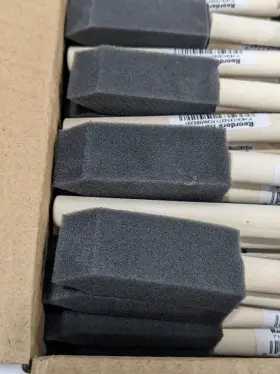 HDF-10 PREMIER Paint Brush Foam Synthetic Bristle #3