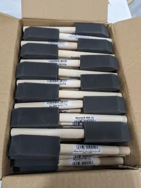 HDF-10 PREMIER Paint Brush Foam Synthetic Bristle