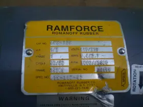 Z42-122 RAMFORCE Romanoff Single Ended Buffing Motor #2