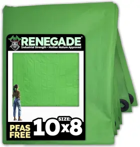 RGD-TRP-12M-GRN-10X8 RENEGADE Tarp Waterproof