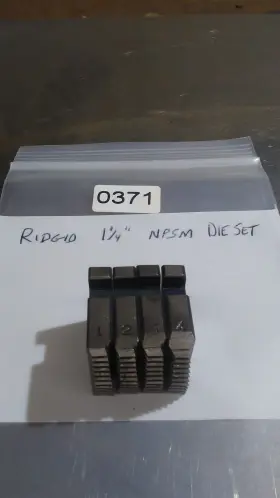 37975 RIDGID Npsm Drophead Die Set Ec #2