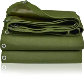 Rt-njmvhcdfrtyh ROCUTUS Tarp Canvas Waterproof Outdoors Feet