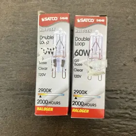 S4648 SATCO Base Light Bulbs Double Loop