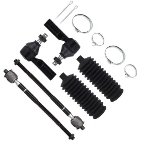Scitoo 839004-571 6pcs Front Inner Outer Tie Rod End With Steering Boot Suspension Kit Fit