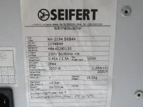 2194844 SEIFERT Heat Exchanger #3
