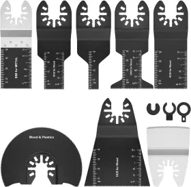 0007371 SHASUXTING Oscillating Saw Blades Set Steel