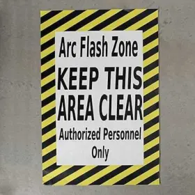 AFZ3642 SHIELDMARK Floor Arc Flash Zone Sign
