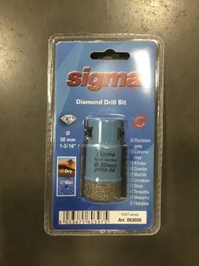 53030 SIGMA Hole Saw Porcelain Slab Tile Fabricating Tools