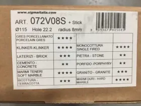 72V08S SIGMA Wheel Porcelain Slab Tile Fabricating Tools #2
