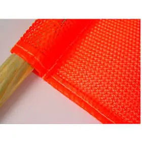 STF3 SIM SUPPLY BLOCKED BRAND Saf Flag Mesh Wooden Handle