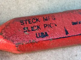 20011 SLICK PICK Steck Hammer Quarters Ductile Iron Tip #3