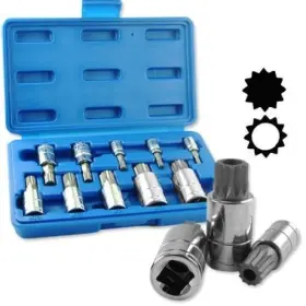 736940121788 SOCKETS Xzn Point Triple Square Spline Bit