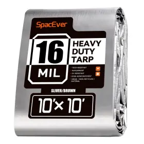 TP002 SPACEVER Tarp Waterproof Mil Sliver