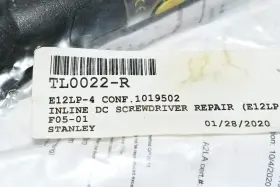 E12LP-4 STANLEY Nutrunner Tool Rpm #2